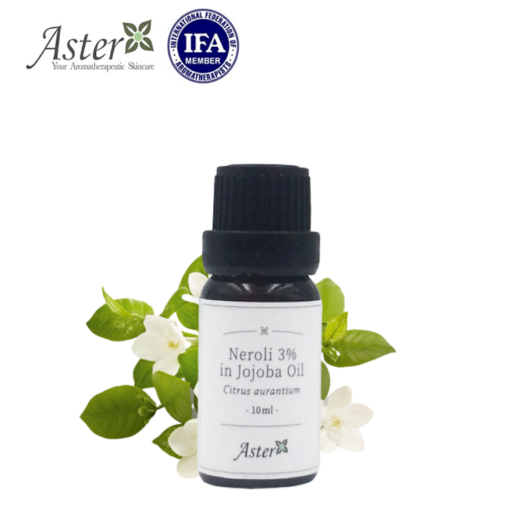 Aster Aroma 3% 橙花純香薰精油(Citrus amara) + 有機荷荷巴油 (Simmondsia sinensis) 10ml