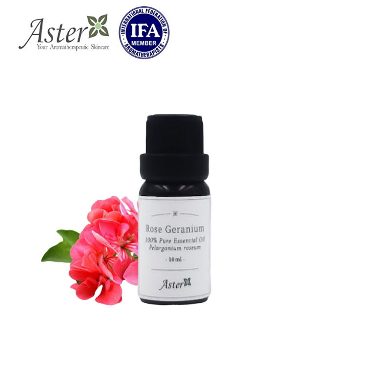 Aster Aroma 有玫瑰天竺葵100% 純香薰精油 (Pelargonium graveolens) 10ml