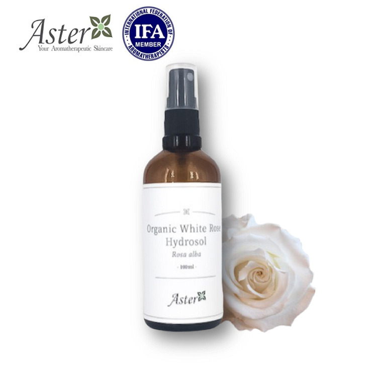 Aster Aroma 有機白玫瑰花水 (Rosa alba) 100ml