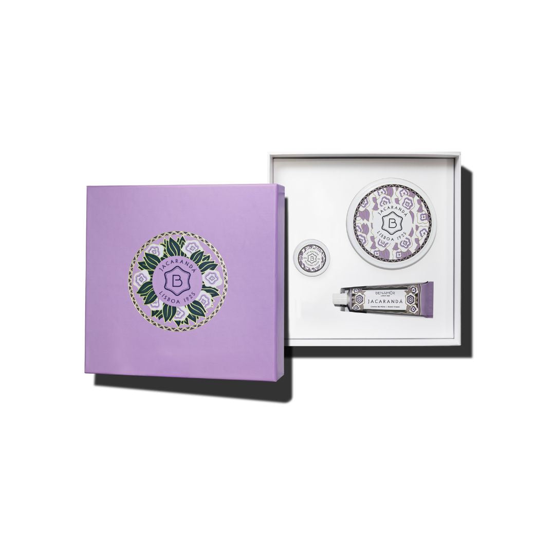 Benamor Jacarandá 藍花楹身體護理禮品套裝 - 潤膚霜 200ml  + 護手霜 30ml  + 潤唇膏 12ml