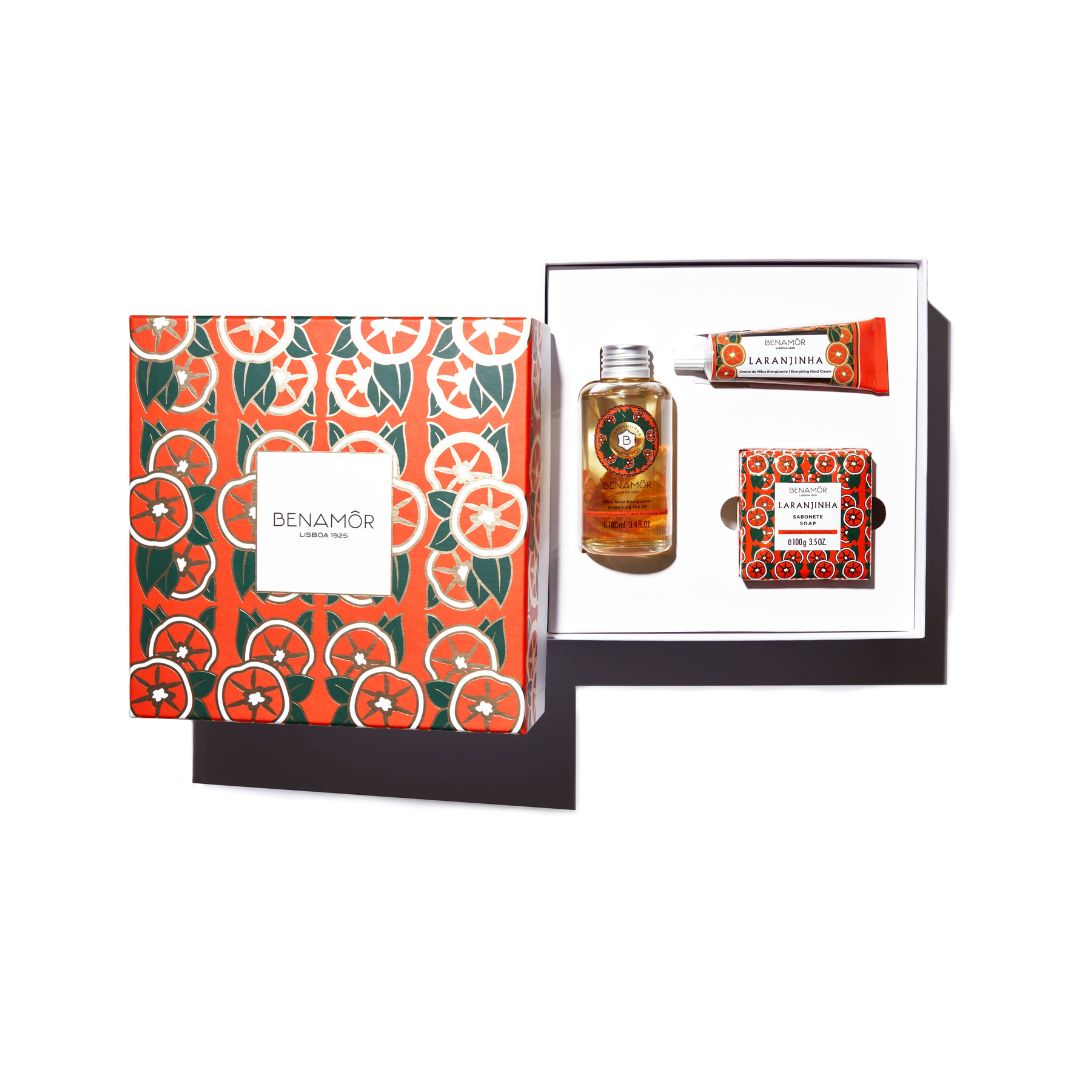 Benamor Laranjinha小橙子精油禮品套裝  - 奇績精華油 100ml + 護手霜 30ml  + 香皂 100g