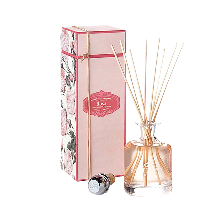 Castelbel Ambiente 玫瑰藤條香薰 粉紅色 250ml