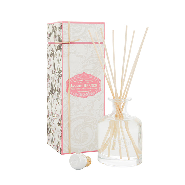 Castelbel Ambiente 白茉莉藤條香薰 粉紅色和白色 250ml