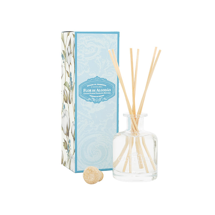 Castelbel Ambiente 棉花藤條香薰 藍色 100ml