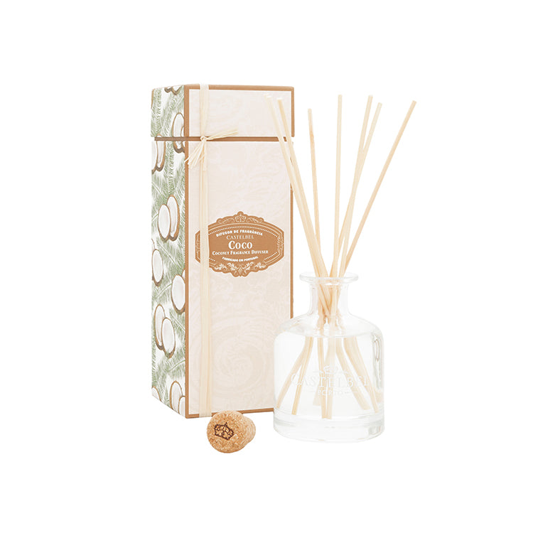 Castelbel Ambiente 椰子藤條香薰 棕色 250ml