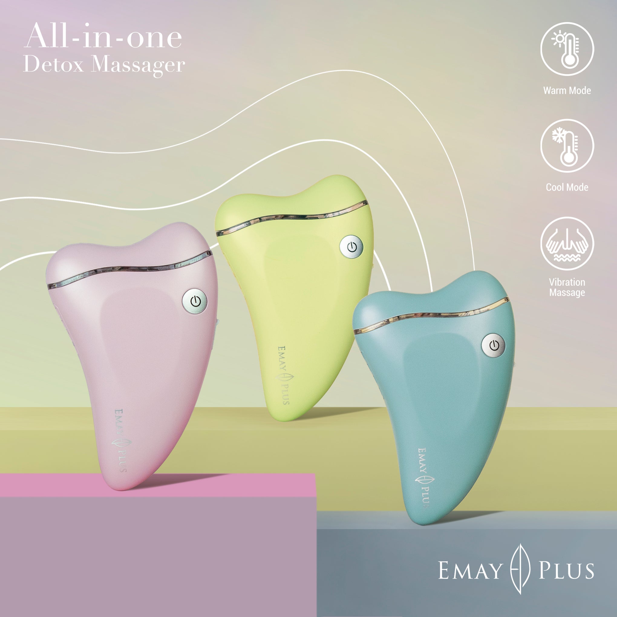 Emay Plus 溫冷排毒按摩儀 好用熱賣美容儀 (3色可選)