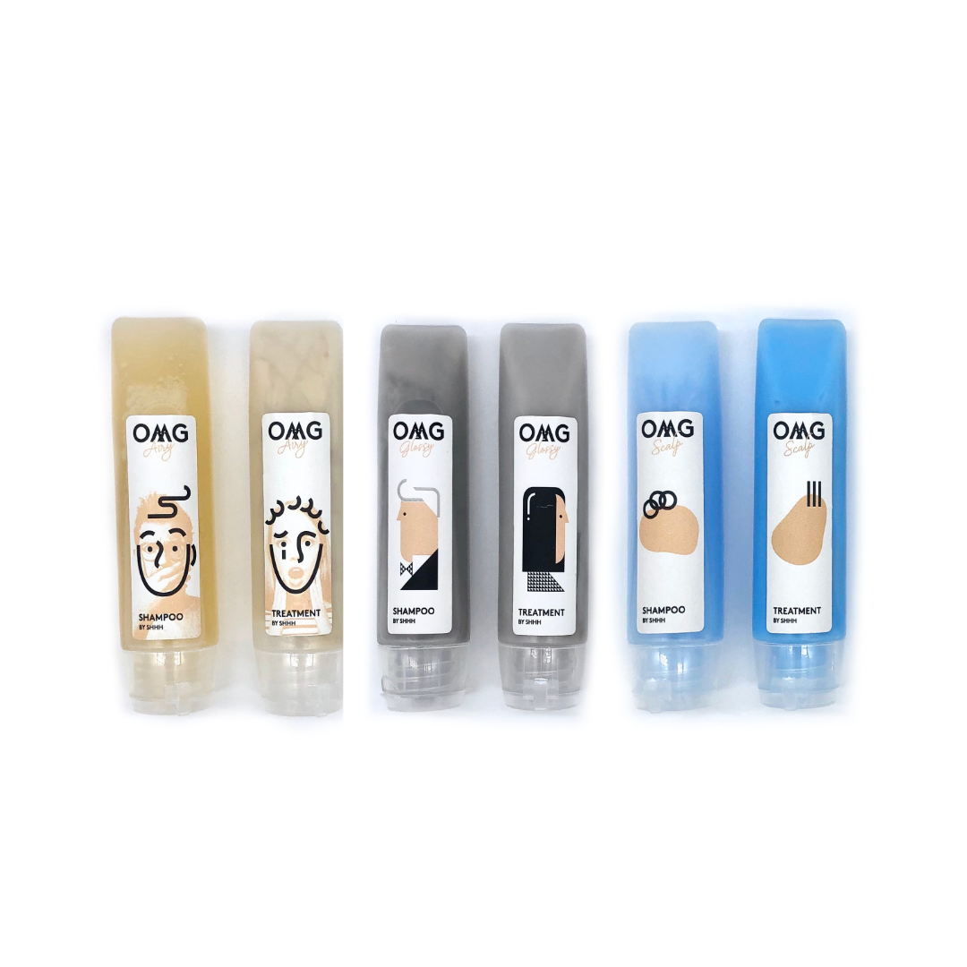 【贈品】 OMG 頭髮試用福袋 (價值$298) - OMG+洗髮護髮試用裝及OMG洗髮護髮旅行裝