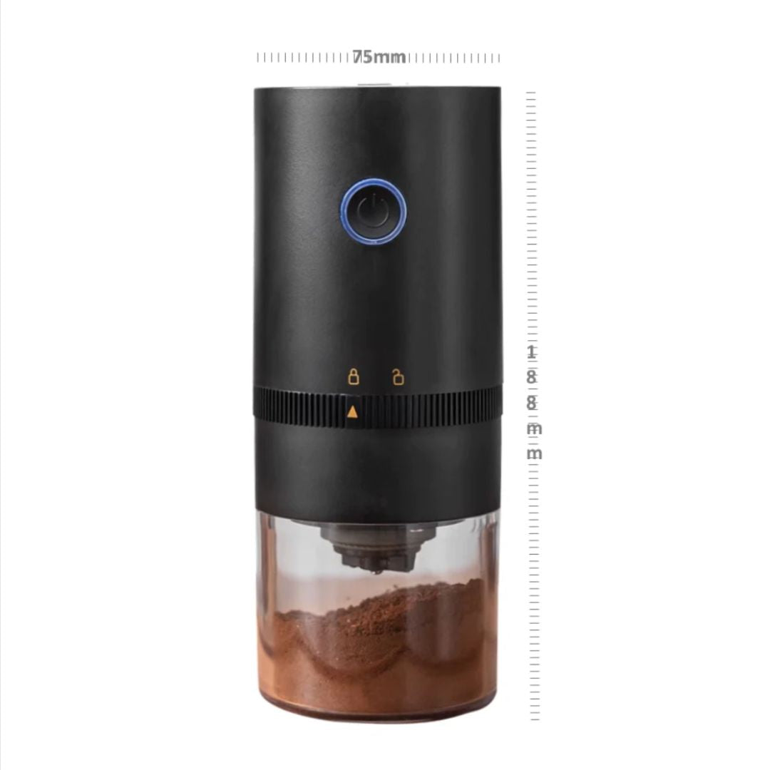 iHYGGE 高硬度陶瓷磨芯電動咖啡豆研磨器 - 黑色