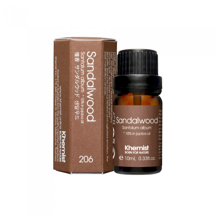 【清倉71折】Khemist 檀香 單方精油 - 10ml (10% 稀釋於可可巴油)