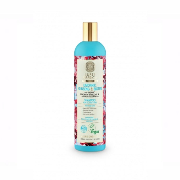 NATURA SIBERICA Super Siberica 專業系列 有機五味子人蔘防脫洗髮水 - 400ml