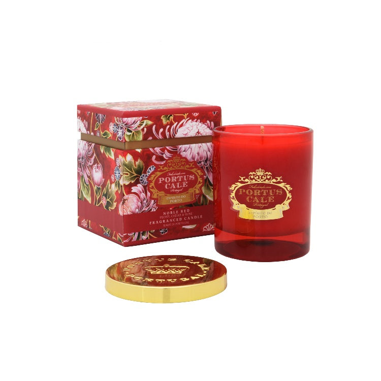Portus Cale 貴族紅香薰蠟燭 紅色 210g