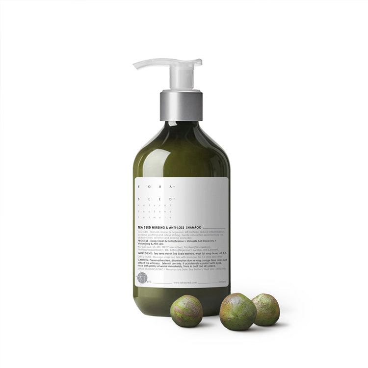 ROHASEED - 茶籽調理及防脫洗髪露 (500ml)