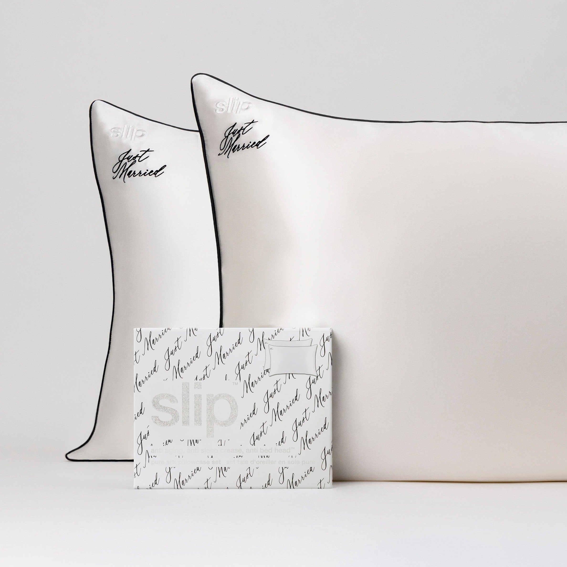 Slip Beauty Sleep Silky Pillowcase duo set - Just Married