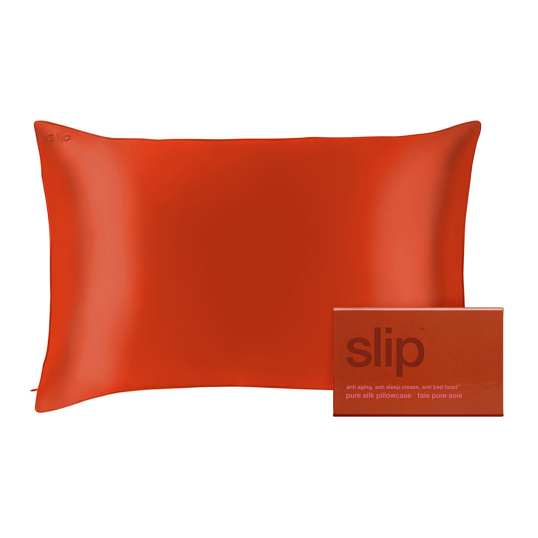 【限量版】SLIP PURE SILK PILLOWCASE - QUEEN - POPPY