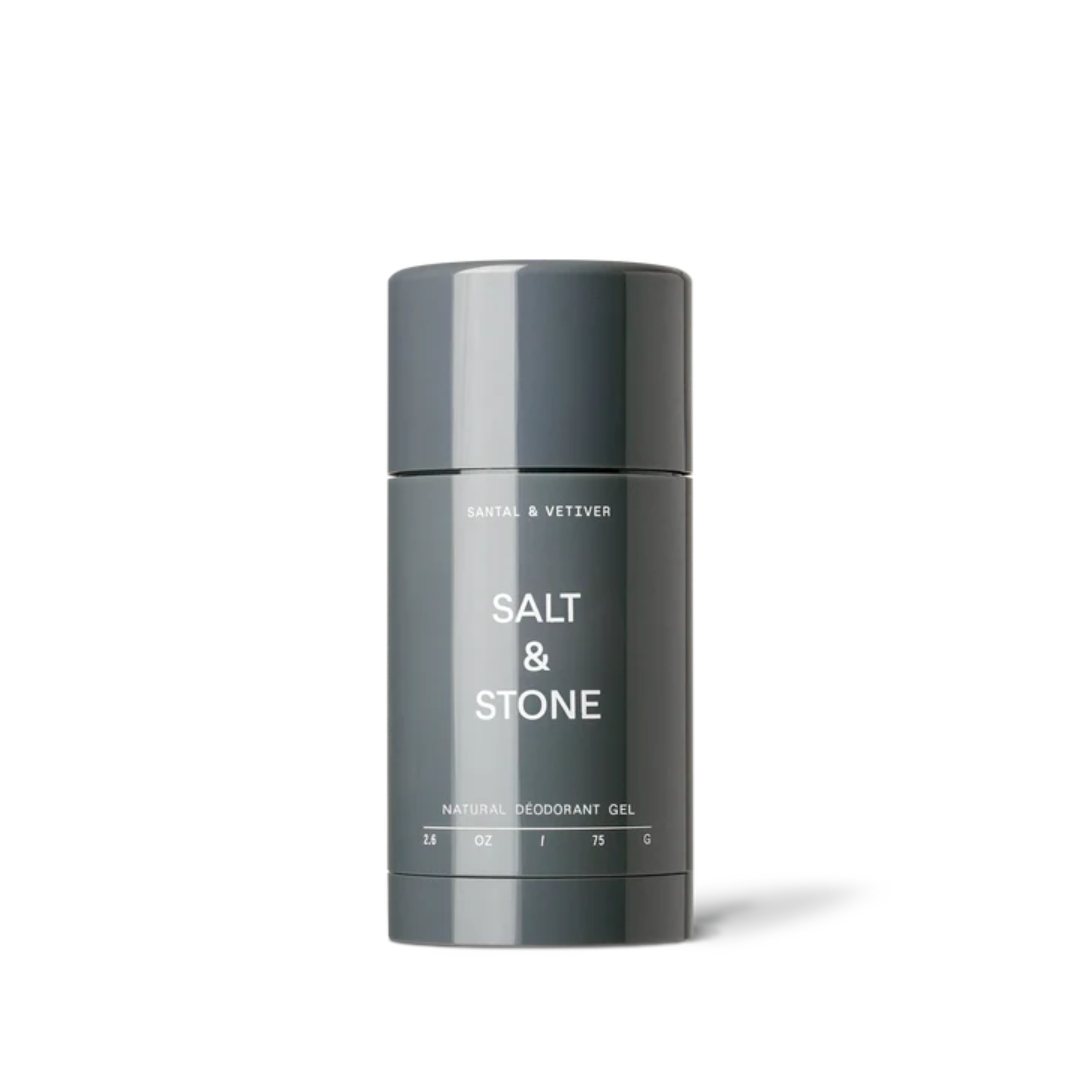 【三件87折】Salt & Stone 檀香木與岩蘭草 天然體香劑 - 75g | 敏感肌適用